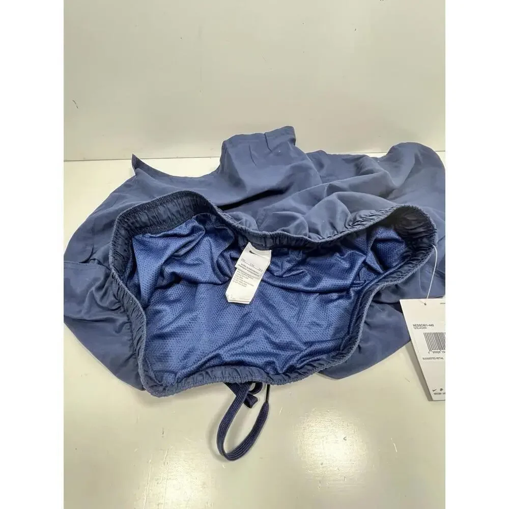 NWT Nike Men’s 5” Swim Trunks Swoosh Design Navy NESSC601-440 Sz XXL